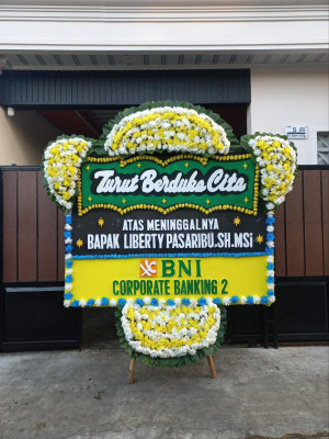 Papan Bunga Duka di Jatibarang