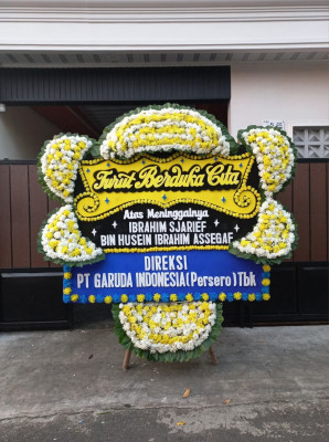 Papan Bunga Duka di Jatibarang