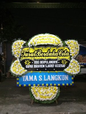 Papan Bunga Duka di Jatibarang