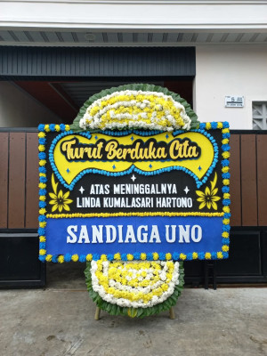 Papan Bunga Duka di Jatibarang